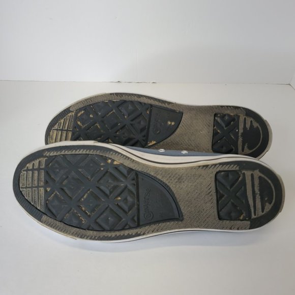Converse All Star Women's Gray Blue Style Sneakers Shoes 111113F Size 11 Mn's 9 - Picture 11 of 11